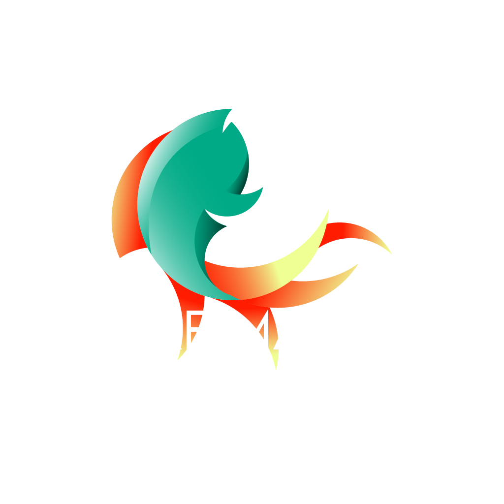 Logo vectoriel représentant un poisson. Illustré par Julien Girardet Monsieurju, illustrateur graphiste à Poitiers