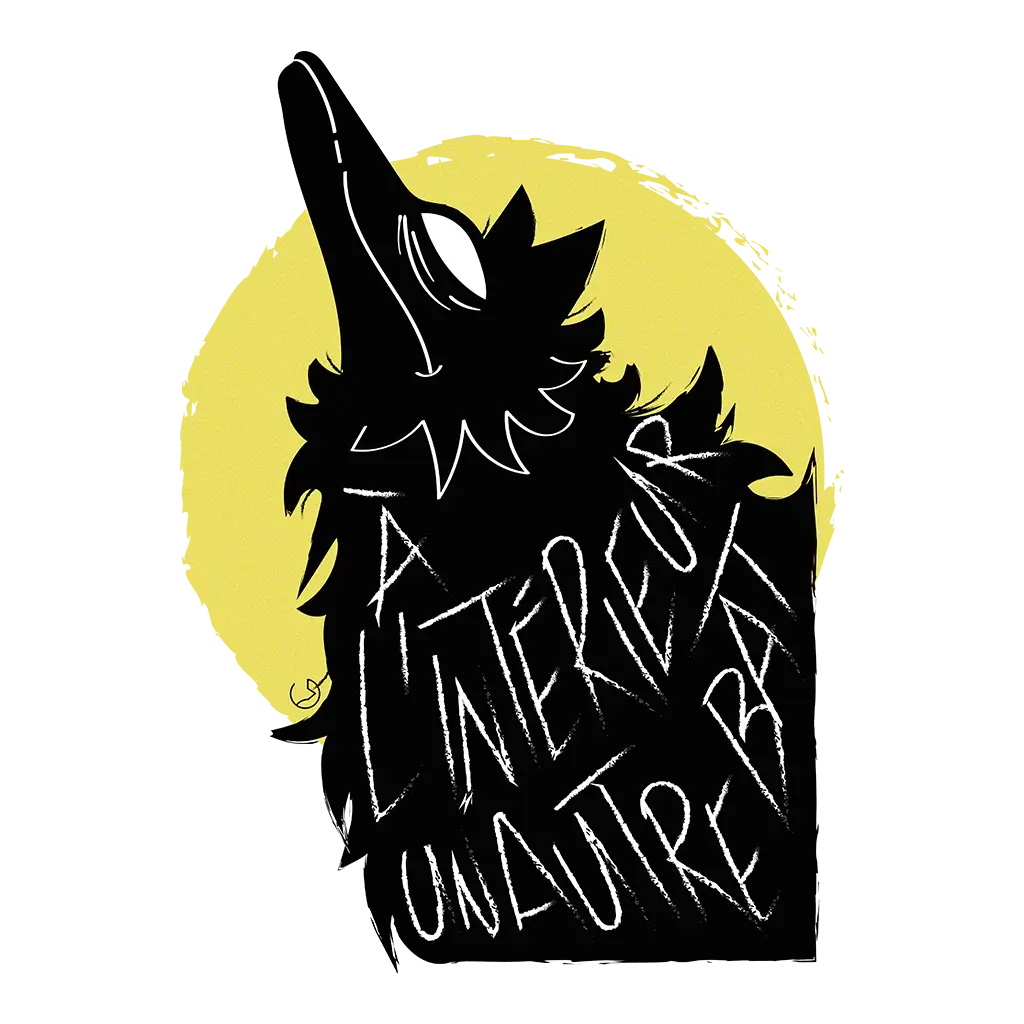 Illustration vectorielle d'un loup-garou pour impression sur t-shirt illustré par Julien Girardet Monsieurju, illustrateur graphiste à Poitiers