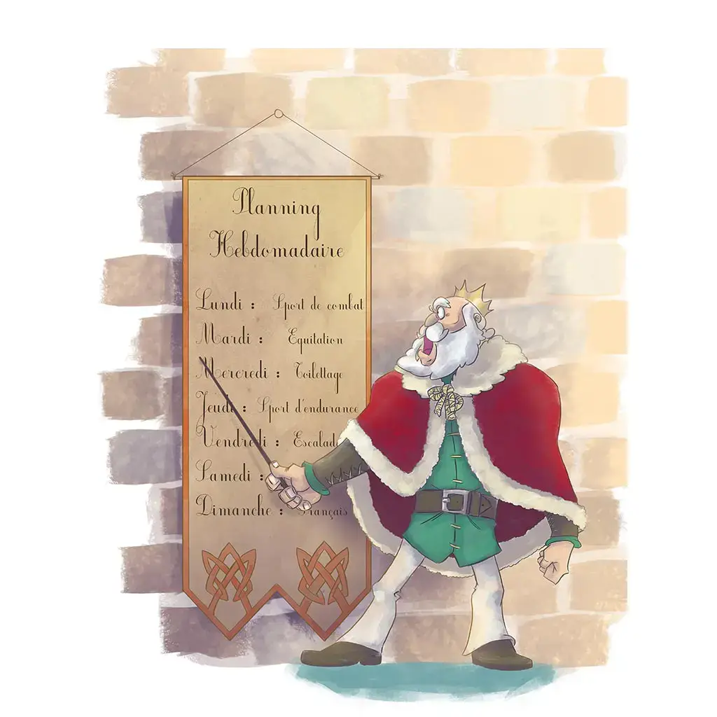 Portfolio Page intérieure du livre illustré par Monsieurju Julien Girardet Monsieurju, illustrateur graphiste à Poitiers