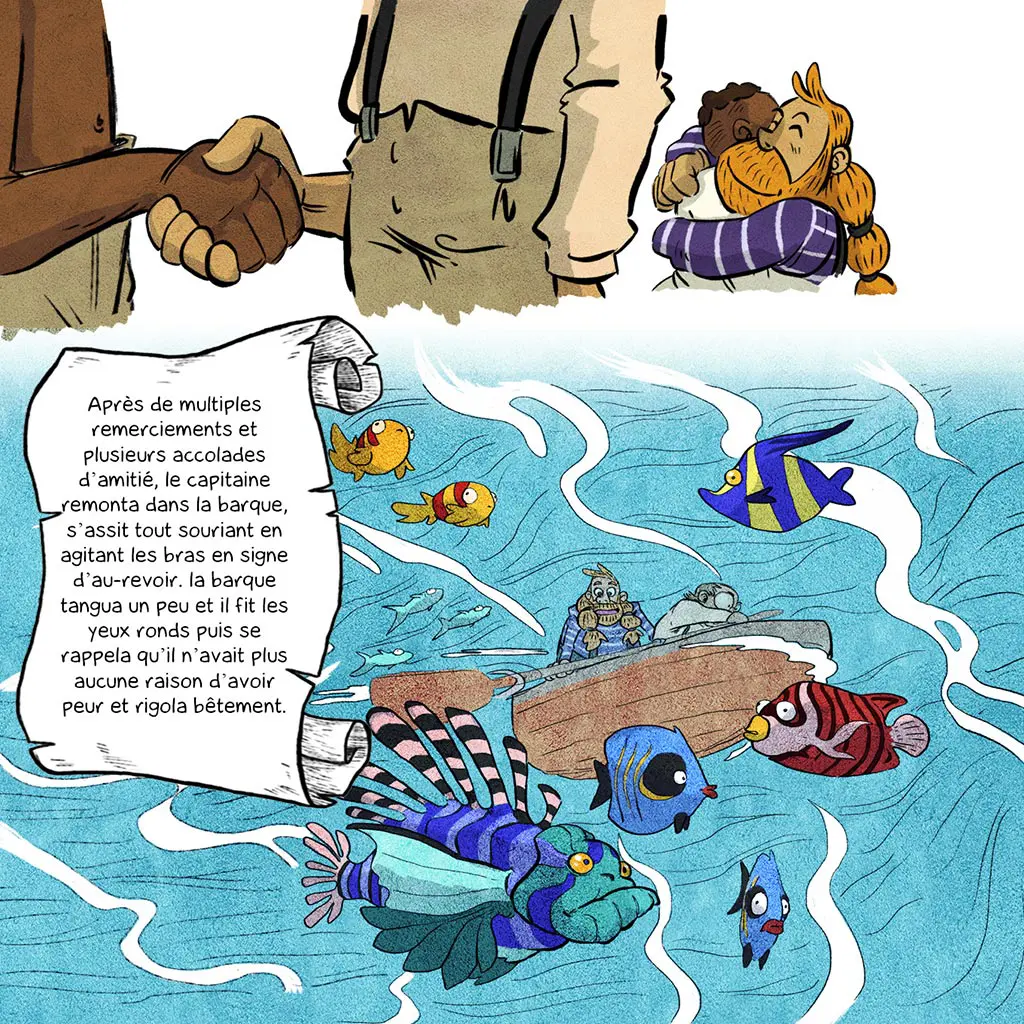 Portfolio Page intérieure du livre illustré par Monsieurju Julien Girardet Monsieurju, illustrateur graphiste à Poitiers