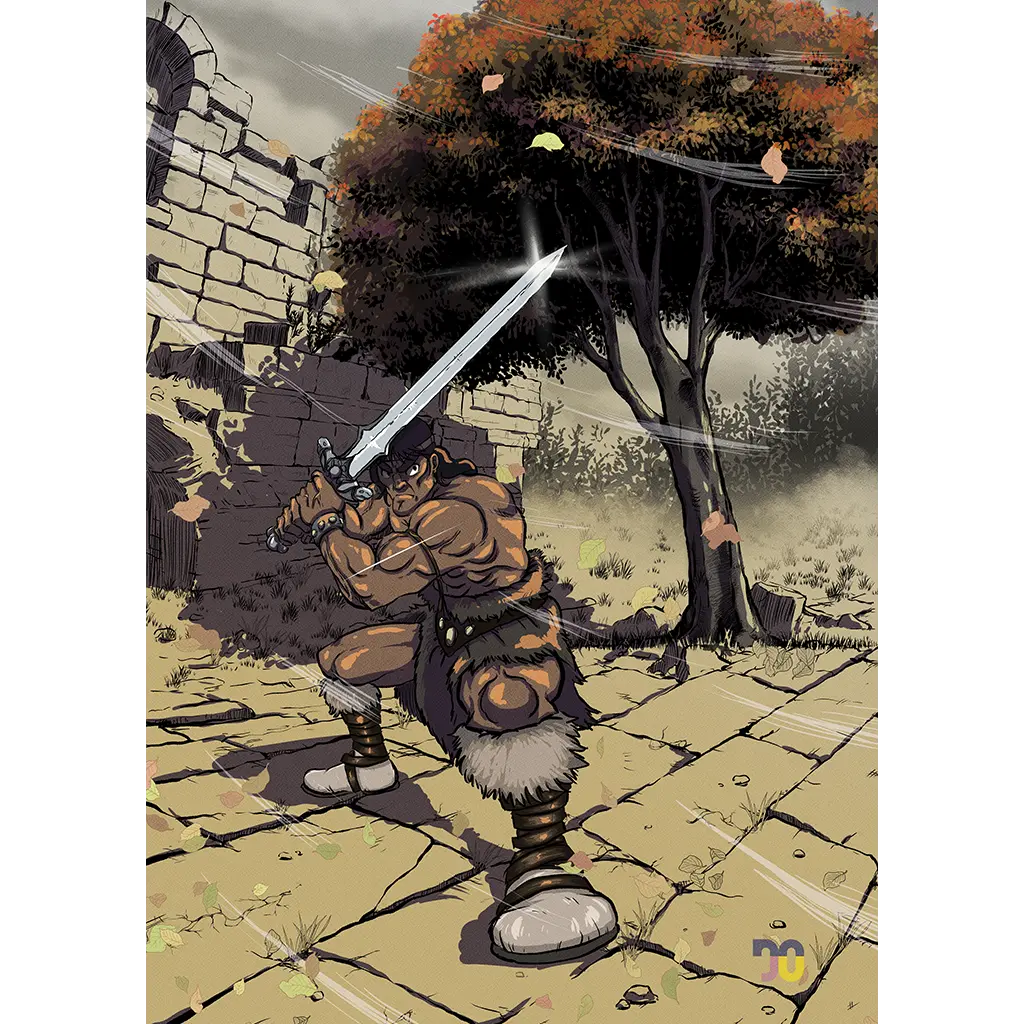 Illustration Conan par Monsieurju, illustrateur et graphiste à Poitiers