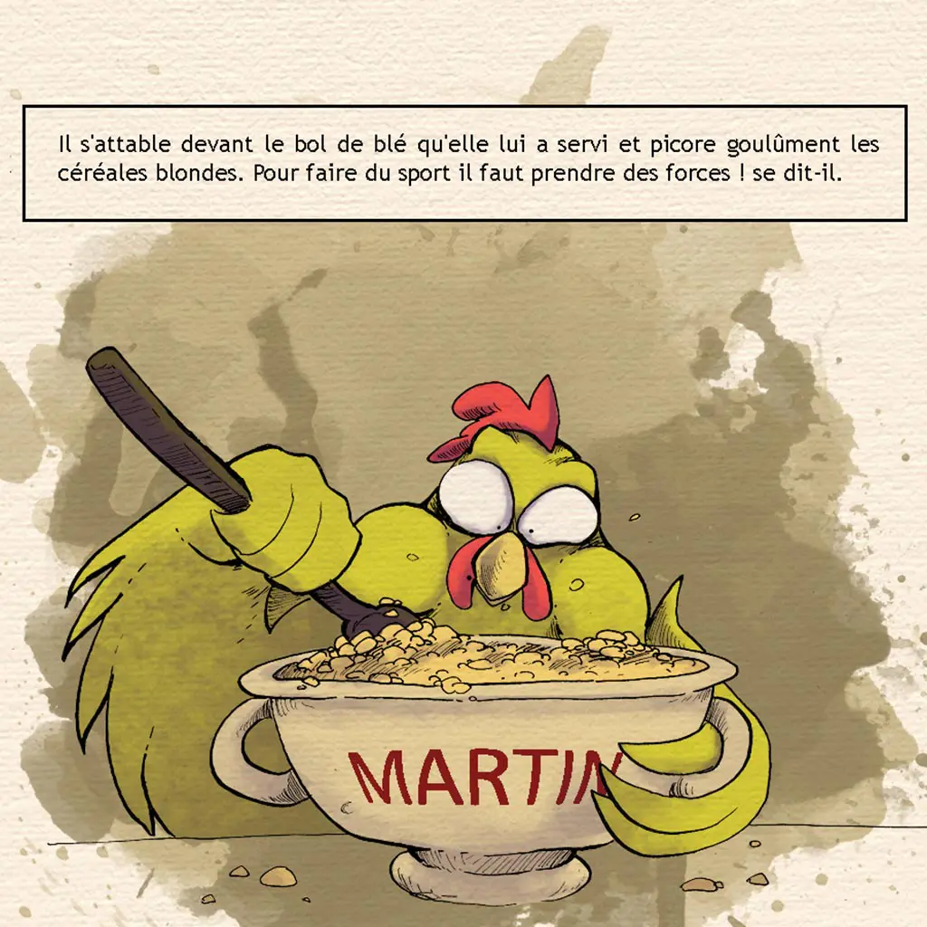 Portfolio Page intérieure du livre illustré par Monsieurju Julien Girardet Monsieurju, illustrateur graphiste à Poitiers