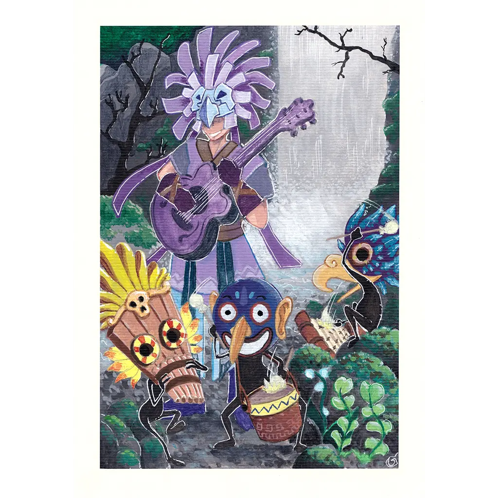 Illustration libre, dessin de monsieurju illustrateur et graphiste à Poitiers