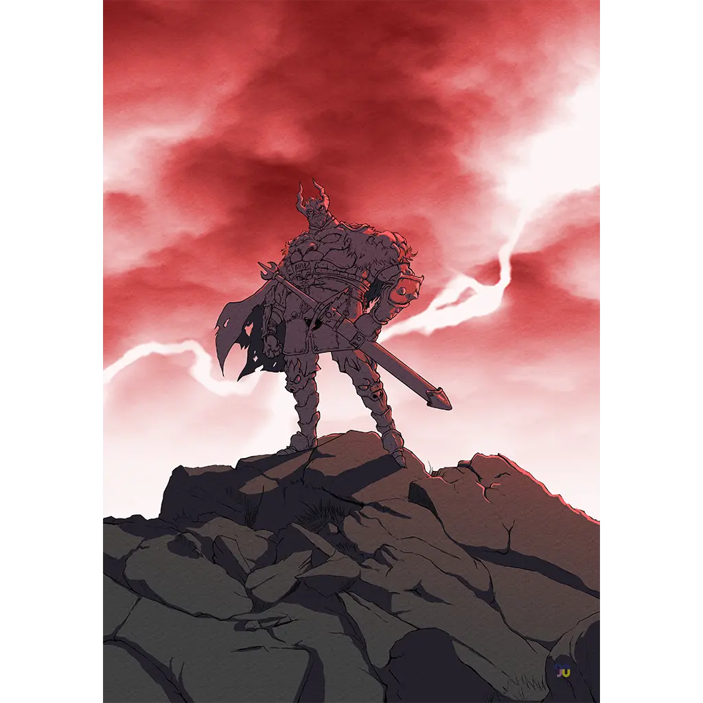 Illustration Vald Dracula, dessin de monsieurju illustrateur et graphiste à Poitiers